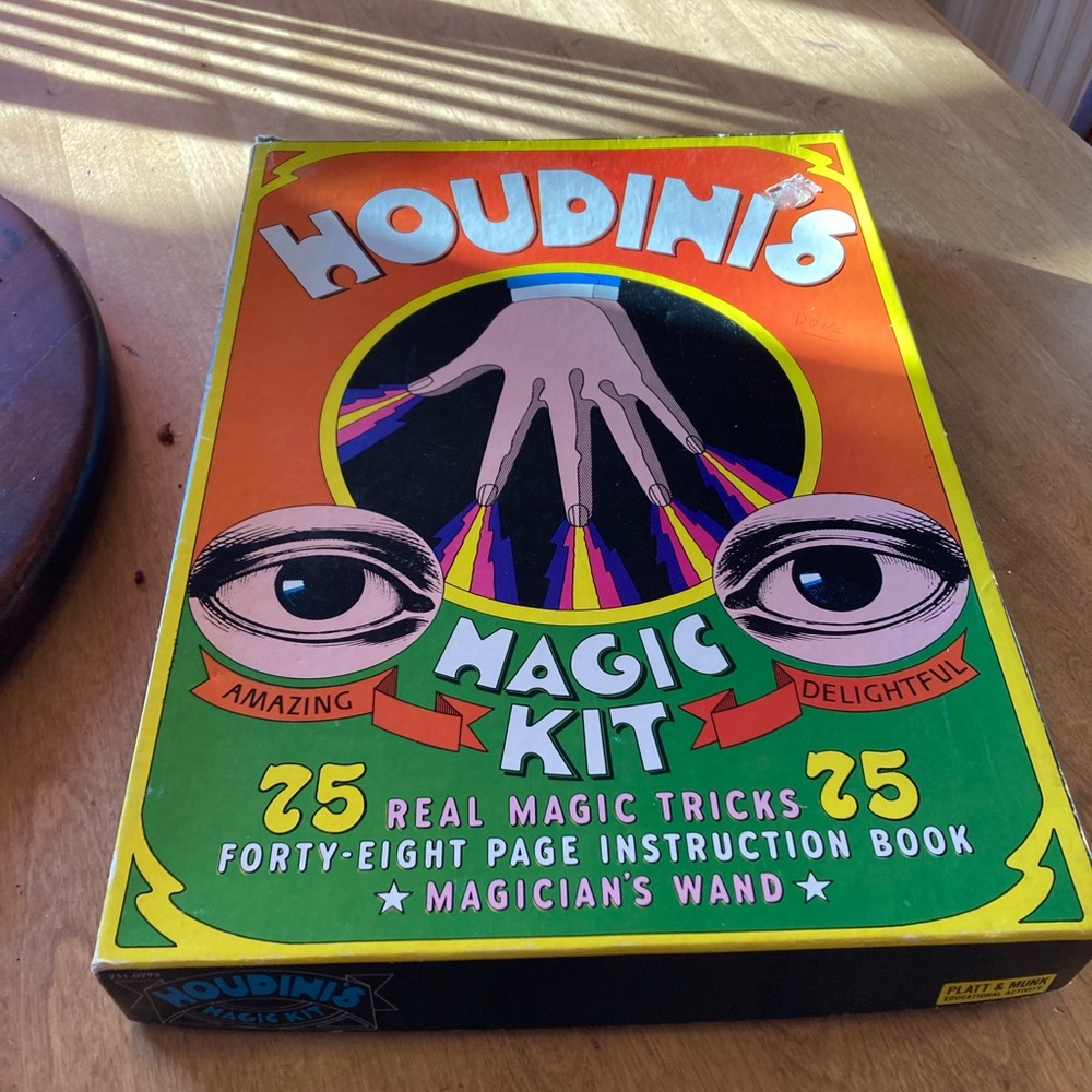 Vintage Platt & Munk Houdini's Magic kit